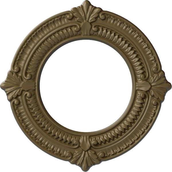 Ekena Millwork Benson Ceiling Medallion (Fits Canopies up to 6 1/8"), 11 1/8"OD x 6 1/8"ID x 5/8"P, Mississippi Mud CM11BNMMF - main